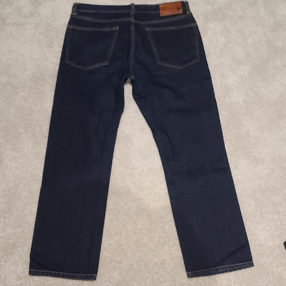 Men's Land's End Denim Straight Jeans